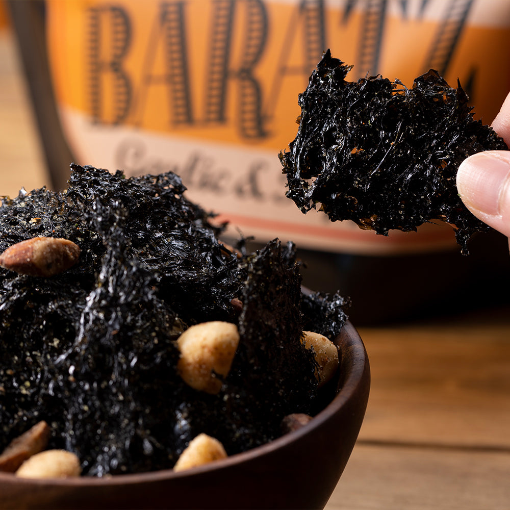 海苔とナッツの濃厚おつまみ BARATZ（バラッツ） ガーリックペッパー